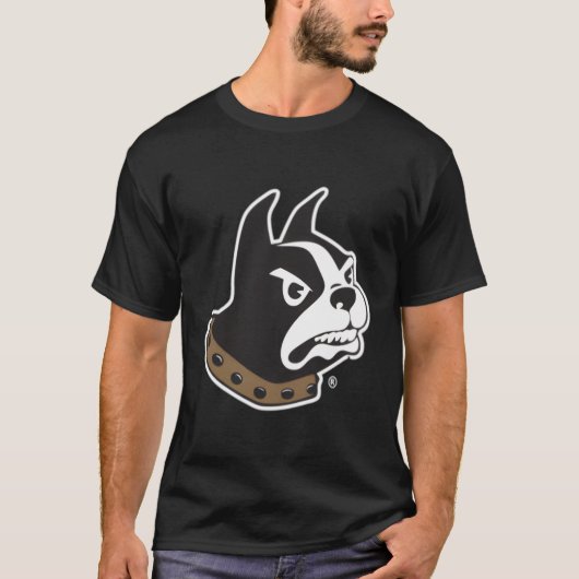 ウォフフォードテリア離れズ胸アイコン Tシャツ (正面)