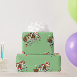 ウォフメリーマスタイポグラフィラッピング紙 ラッピングペーパー