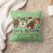 ウォフメリーマスタイポグラフィ装飾用クッション クッション (ブランケット)