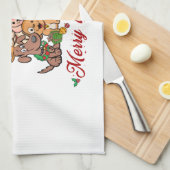 ウォフメリーマス キッチンタオル (四つ折り)