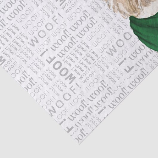 ウォフワードアートとレイクランドテリアドッグクリスマス 薄葉紙 (詳細)