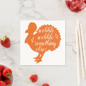 ウォブル何か他のトルコおもしろい引用文 スタンダードカクテルナプキン (インサイチュ)