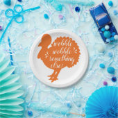 ウォブル何か他のトルコおもしろい引用文 ペーパープレート (パーティー)