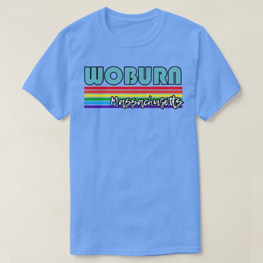 ウォボルンマサチューセッツプライドウォボルンLGBTギフトLGBTQ Tシャツ (デザイン正面)