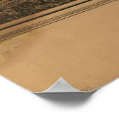 ウォボルンマサチューセッツ1883アンティークパノラママップ ポスター (角)