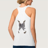 ウォミレヒョウ弓タンクのトップシャツ タンクトップ (裏面)