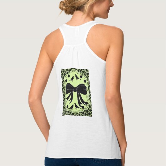 ウォミレヒョウ弓タンクのトップシャツ タンクトップ (裏面)