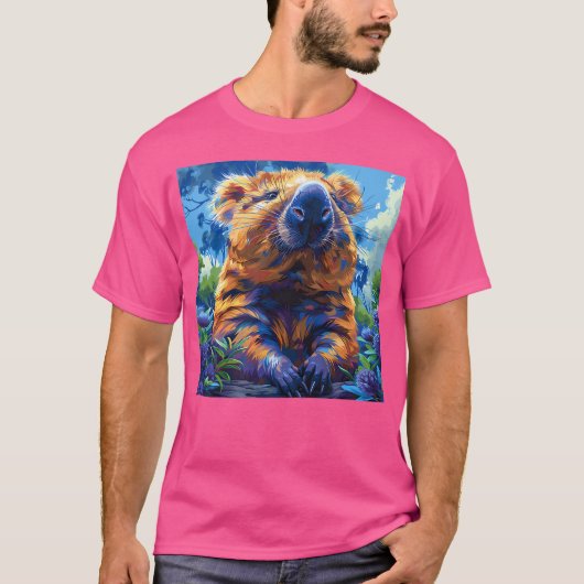 ウォム離れバカラフル Tシャツ (正面)