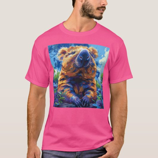 ウォム離れバカラフル Tシャツ (正面)