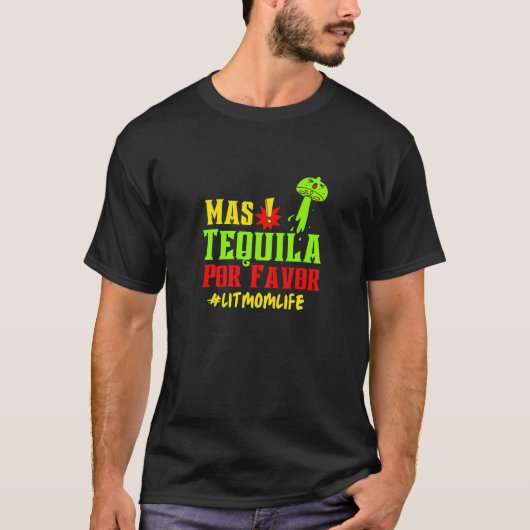 ウォメンおもしろいズマテキラチンコデマヨママ Tシャツ (正面)