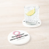 ウォメンおもしろいズライツ引用文 コースター (側面)