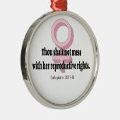 ウォメンおもしろいズライツ引用文 メタルオーナメント (右)