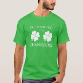 ウォメンおもしろいズSt patricks day大人アイリッシュジョークフーモ Tシャツ (正面)