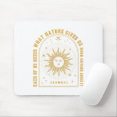 ウォメンズアウレリウスストア哲学ラテン引用文メメン マウスパッド (マウス)