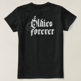 ウォメンズオールディーズ永久名前をカスタムするシャツ Tシャツ