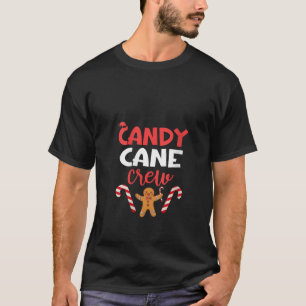 ウォメンズキャンディーキースクルークリスマスサンタおもしろいクリスマス Tシャツ