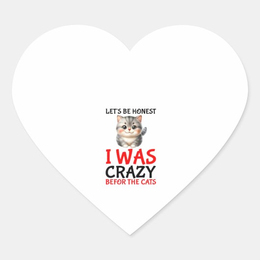 ウォメンズキャンディ与えジャストキャッツおもしろいデザイン ハートシール (正面)