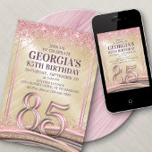 ウォメンズグラム85th誕生日招待状 招待状