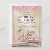 ウォメンズグラム95th誕生日招待状 招待状 (正面)