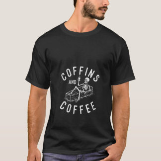 ウォメンズコーヒーとコーヒ不気味ーウィッチハロウィーンS Tシャツ