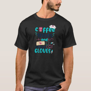 ウォメンズコーヒースクラブルゴム手袋Rn登録済みN Tシャツ