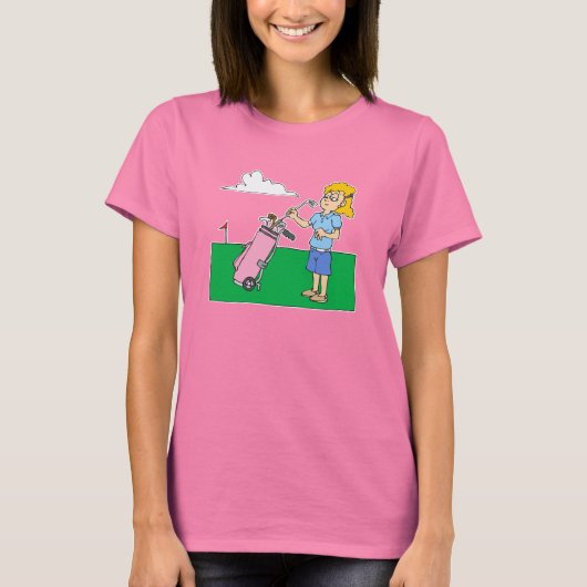 ウォメンズゴルフ Tシャツ (正面)