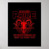 ウォメンズサタンプライドサタン異教のスヤギSatan ポスター (正面)