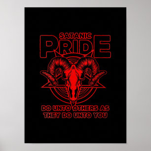 ウォメンズサタンプライドサタン異教のスヤギSatan ポスター
