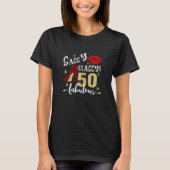 ウォメンズサッシクラス50素晴らしい50誕生日パート Tシャツ (正面)