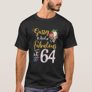 ウォメンズサッシー&素晴らしいフローラ64歳64t tシャツ