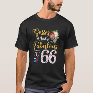 ウォメンズサッシー&素晴らしいフローラ66歳66t tシャツ