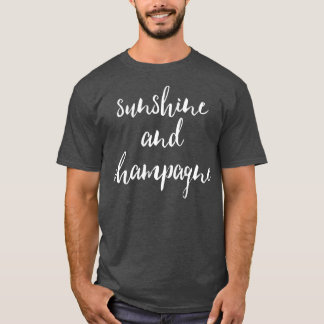 ウォメンズサンシャイン&シャンパンキュートクルーズビーチバカット Tシャツ