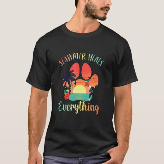 ウォメンズシーザーヘールズオールデイズビーチ Tシャツ (正面)