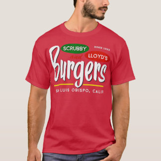 ウォメンズスクラビーロイドBurgers San Luis Obispo Cal Tシャツ