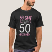 ウォメンズソグートカンマンミット50オプティク50誕生日 Tシャツ (正面)