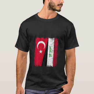 ウォメンズターキークイラク半旗トルコイラクジャージ Tシャツ
