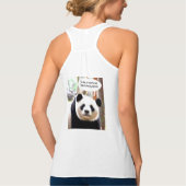 ウォメンズダブルサイドタンクトップシェイクスピア引用文 タンクトップ (裏面)