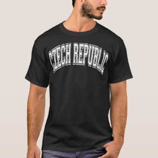 ウォメンズチェコ共和国バーシティスタイルピンクウィット Tシャツ