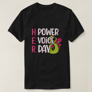 ウォメンズデイ8thマーチデザイン tシャツ