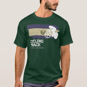 ウォメンズトラックサイクリングエルサルバドルロードバイクスピードC Tシャツ