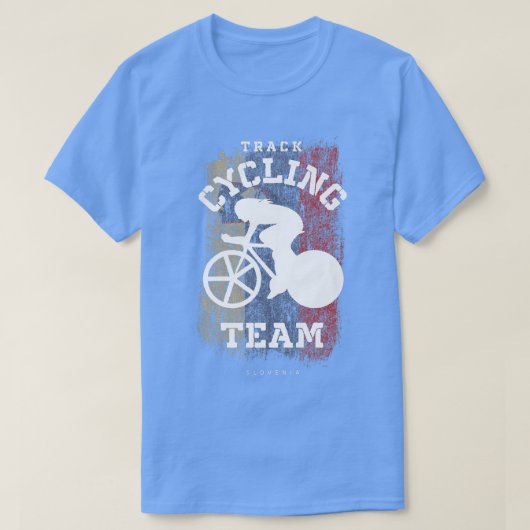 ウォメンズトラックサイクリングスロベニアRoad Bike Speed Cycl Tシャツ (デザイン正面)