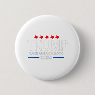 ウォメンズトランプ2024アメリカを取り戻す選挙R 缶バッジ