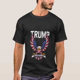 ウォメンズトランプ2024 USAイーグルTake America Back V Ne Tシャツ