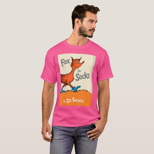 ウォメンズドクターセウスキツネインソックス本カバー Tシャツ (正面フル)