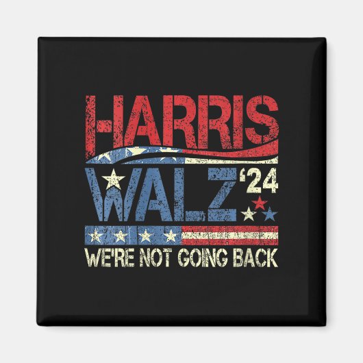 ウォメンズハリスW 2024年選挙 マグネット (正面)