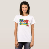 ウォメンズハワイビーチシャツ Tシャツ (正面フル)