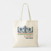 ウォメンズハワイラハイナマウイレトロサーフィンヴィンテージ1 トートバッグ (裏面)