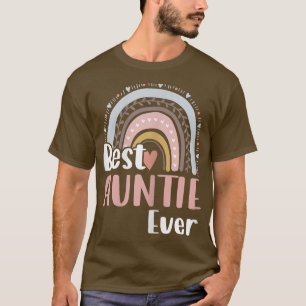 ウォメンズハートボホレインボー最高のアウンティエバーマザー' Tシャツ
