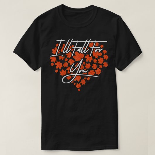ウォメンズハート紅葉秋シーズン Tシャツ (デザイン正面)