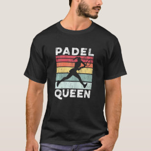 ウォメンズパデルクイーンテニススプレーヤー Tシャツ